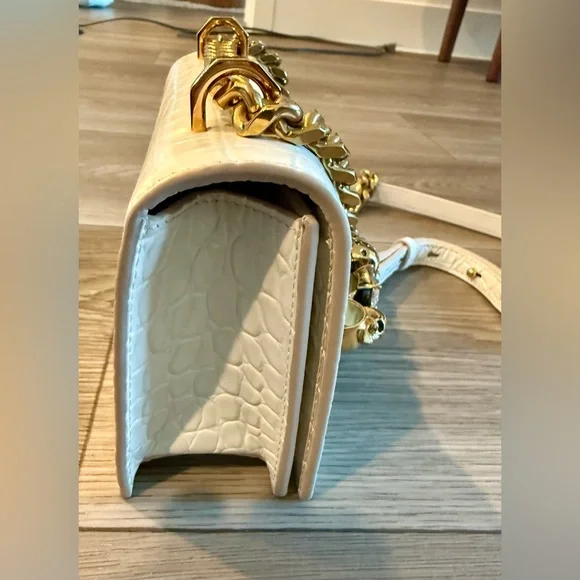 Alexander McQueen Women's Mini Jewelled Satchel in Deep Ivory. New w/out tags. - Picture 8 of 13